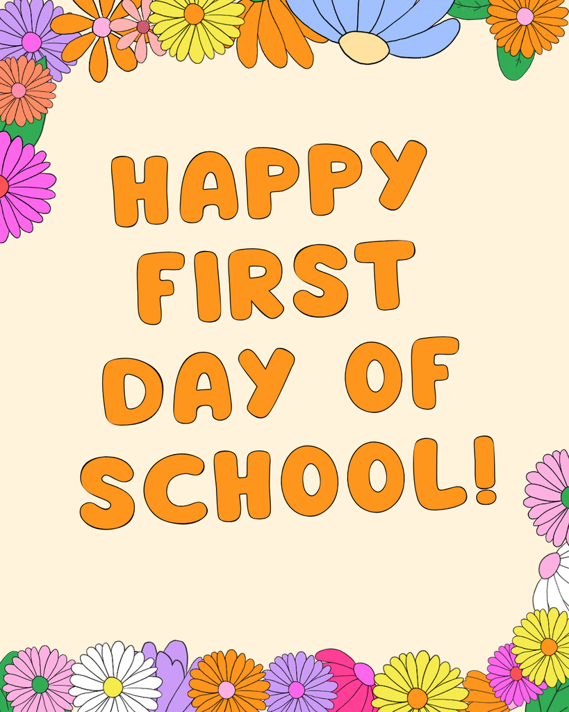 Back to School Classroom Rules Educational Presentation in Colorful Retro Style