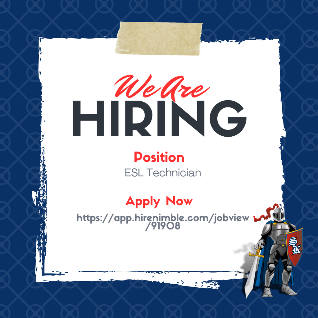 Hiring ESL Technician