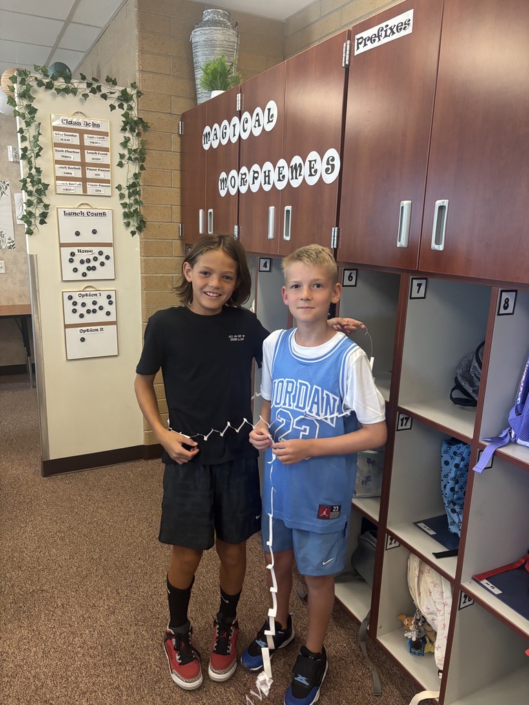 4th graders participating in an activity.