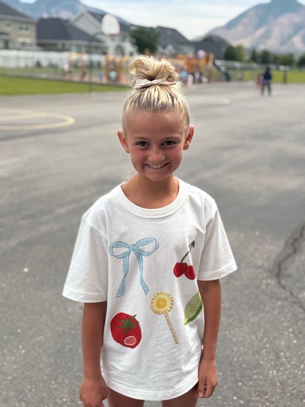 A student out at recess.