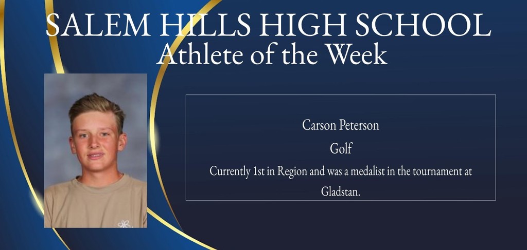 Carson Peterson Athlete of the Week