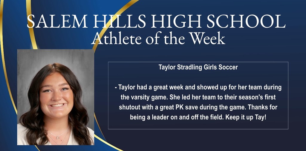 Taylor Stradling Athlete of the Week