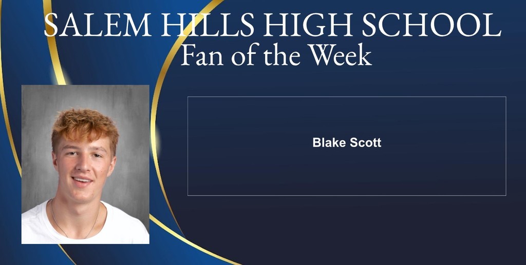 Blake Scott- Fan of the Week