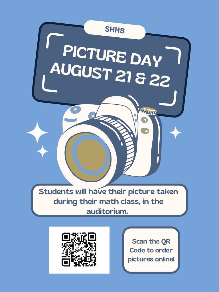 Picture day flyer- camera clipart with text