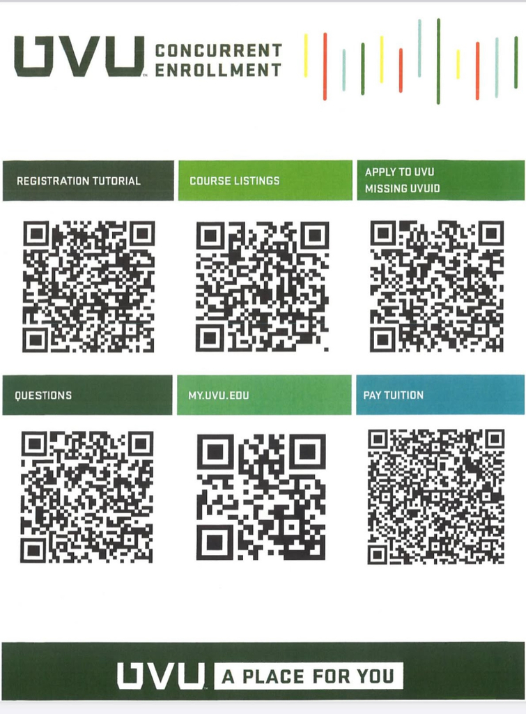 UVU links with QR Codes