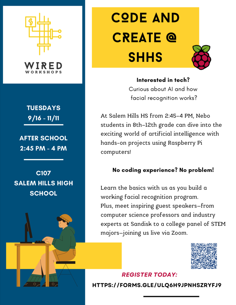 Code & Create Flyer with QRcode