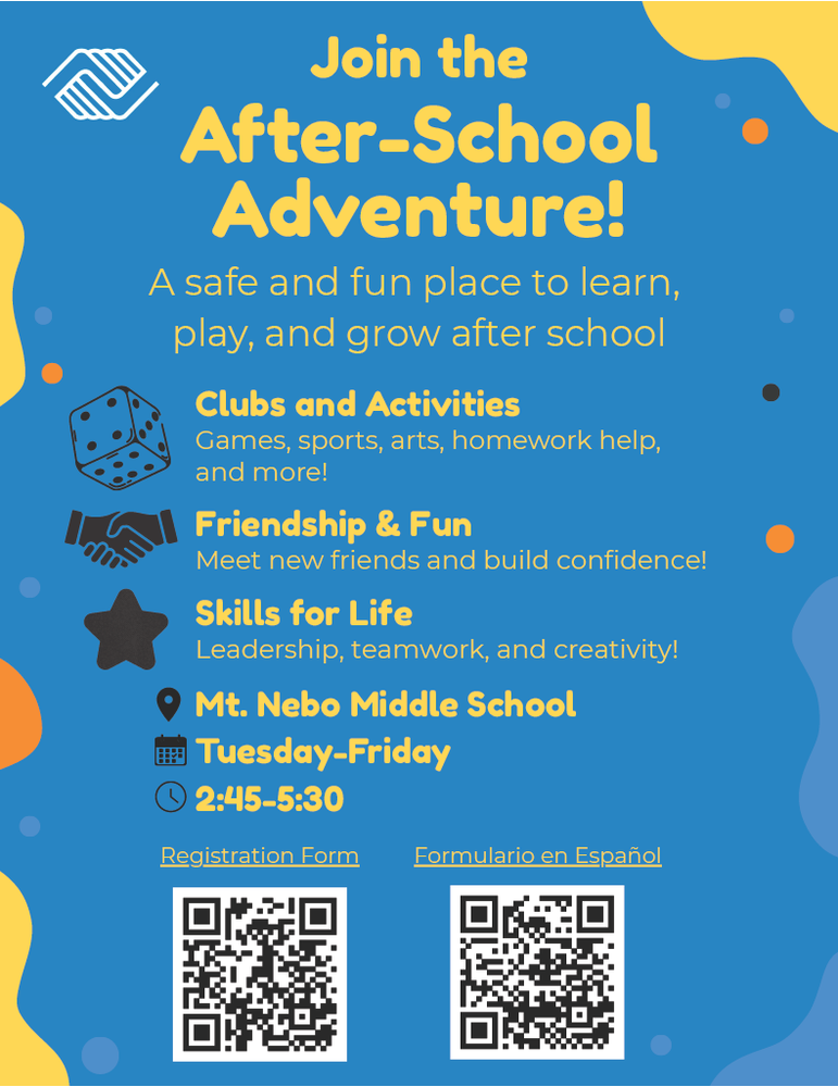 After School Clubs Flyer