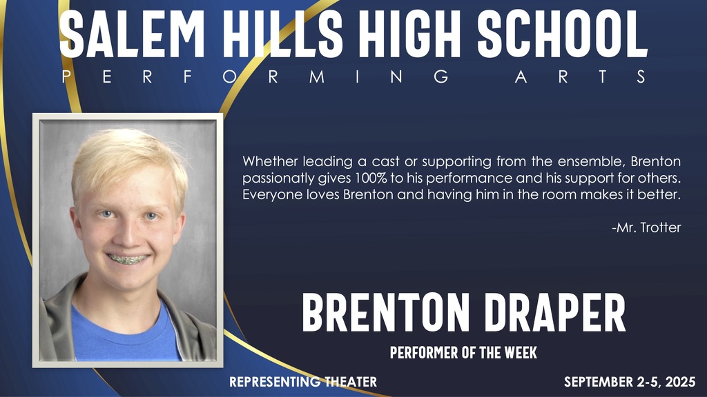Performer of the Week: Benton Draper
