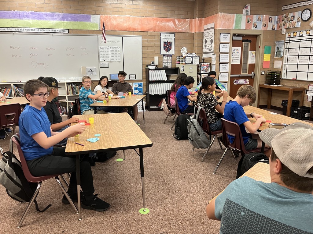 Students in class