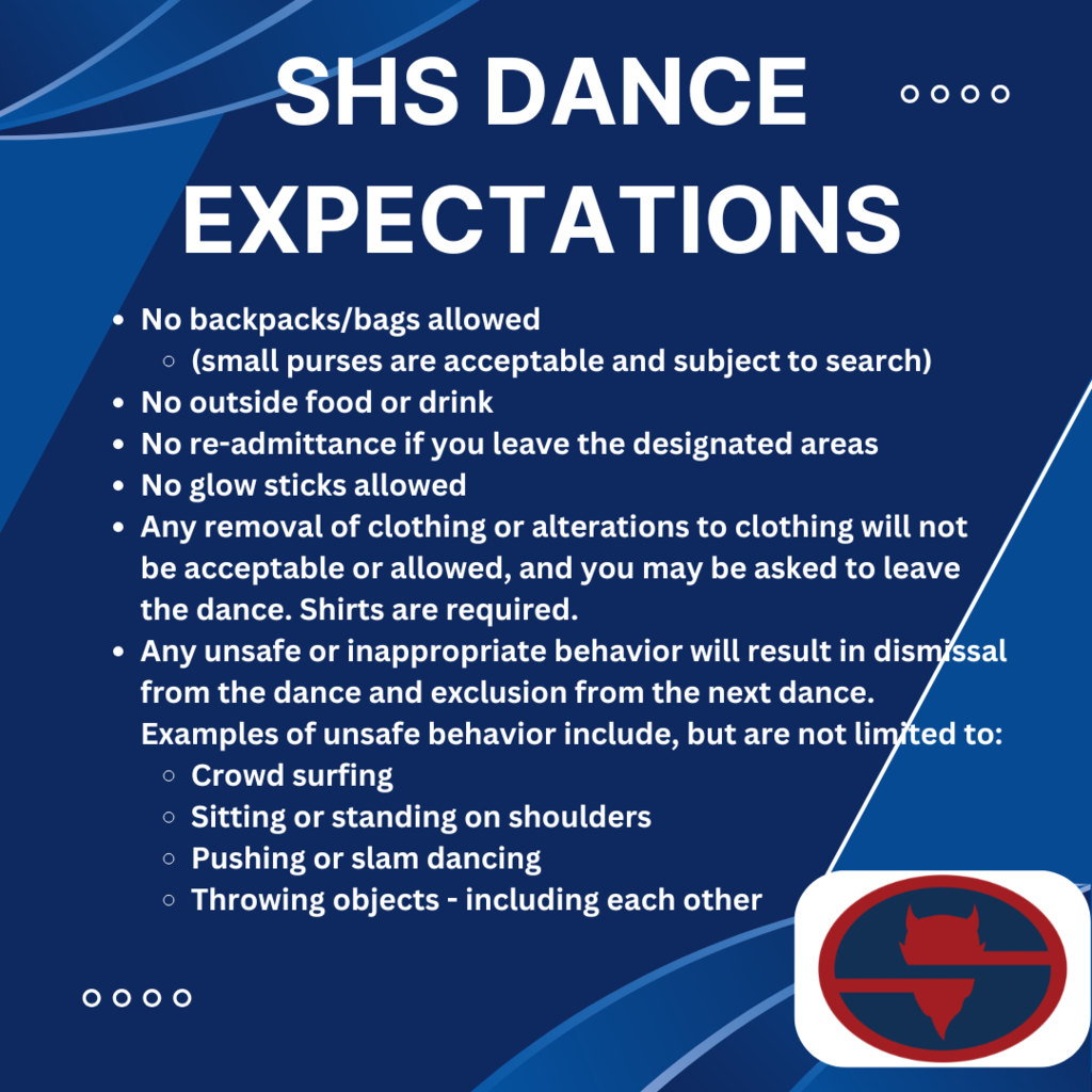 SHS Dance Expectations