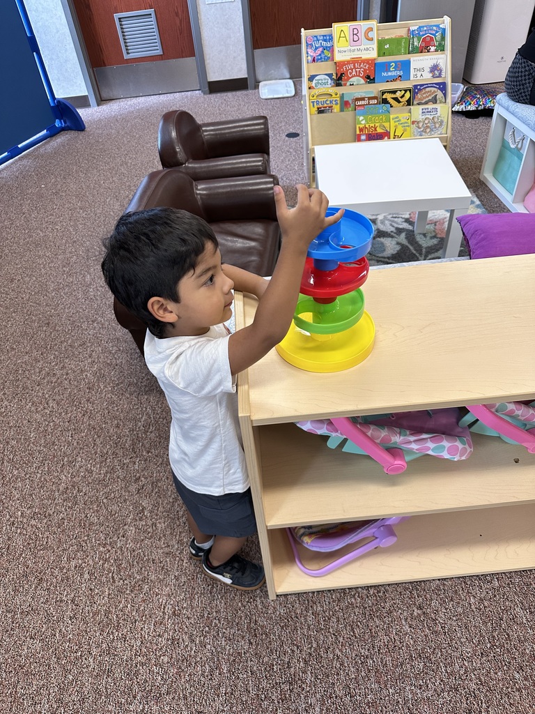 students playing