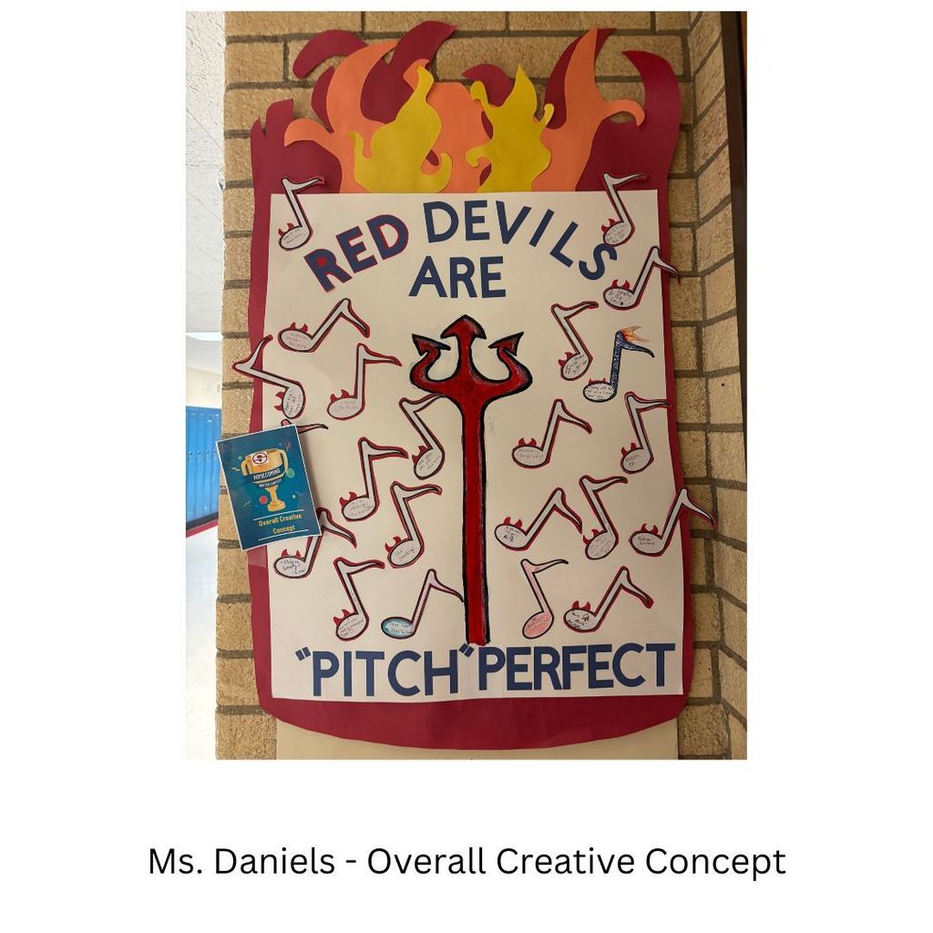 HOCO Poster contest winner - Ms. Daniels - Overall Creative Concept