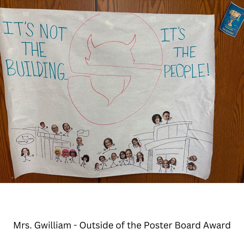 HOCO Poster Contest - Mrs. Gwilliam - Outside of the Poster Board Award