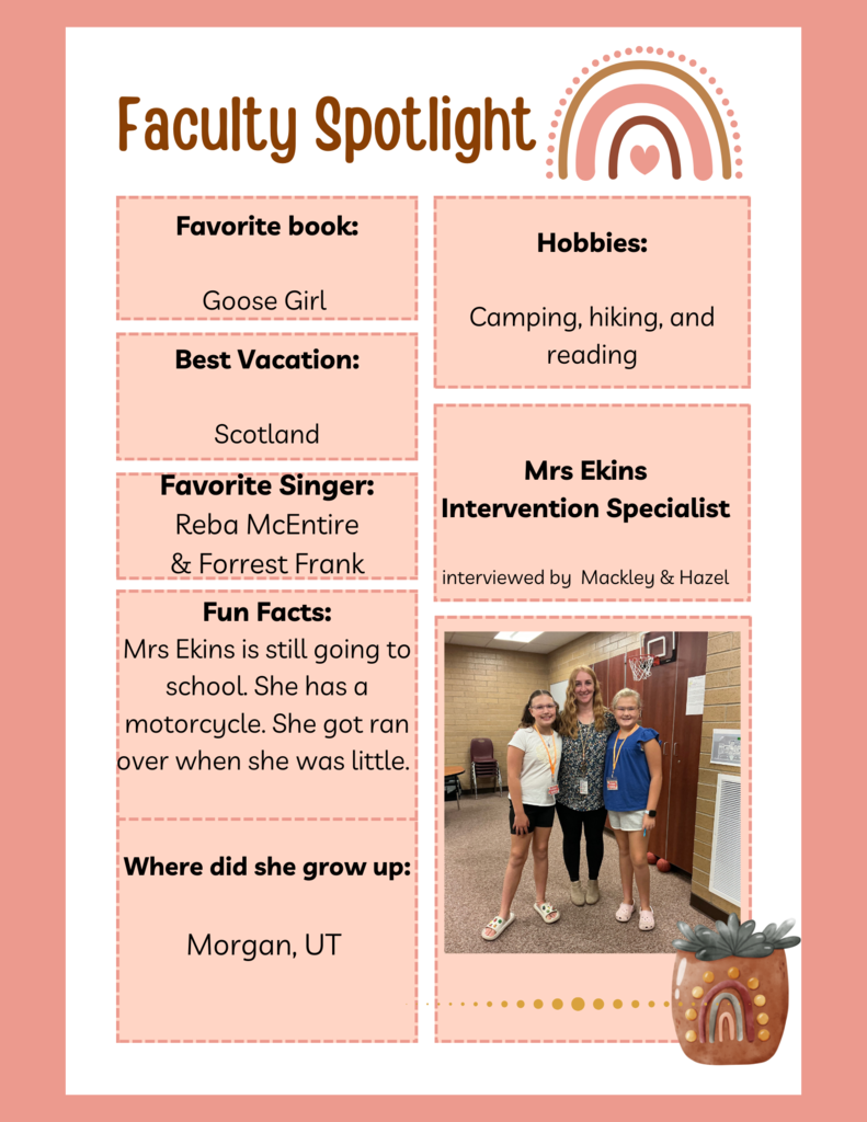 Faculty Spotlight on Mrs Ekins