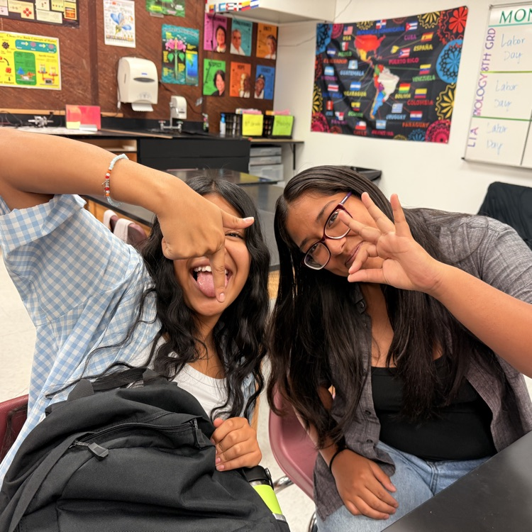 students smiling