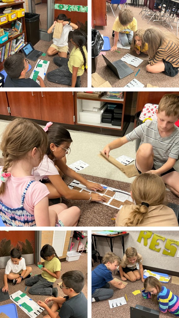 students learning science