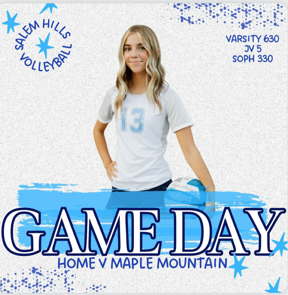 Game Day Volleyball Sept. 18th vs. Maple Mountain @ SHHS