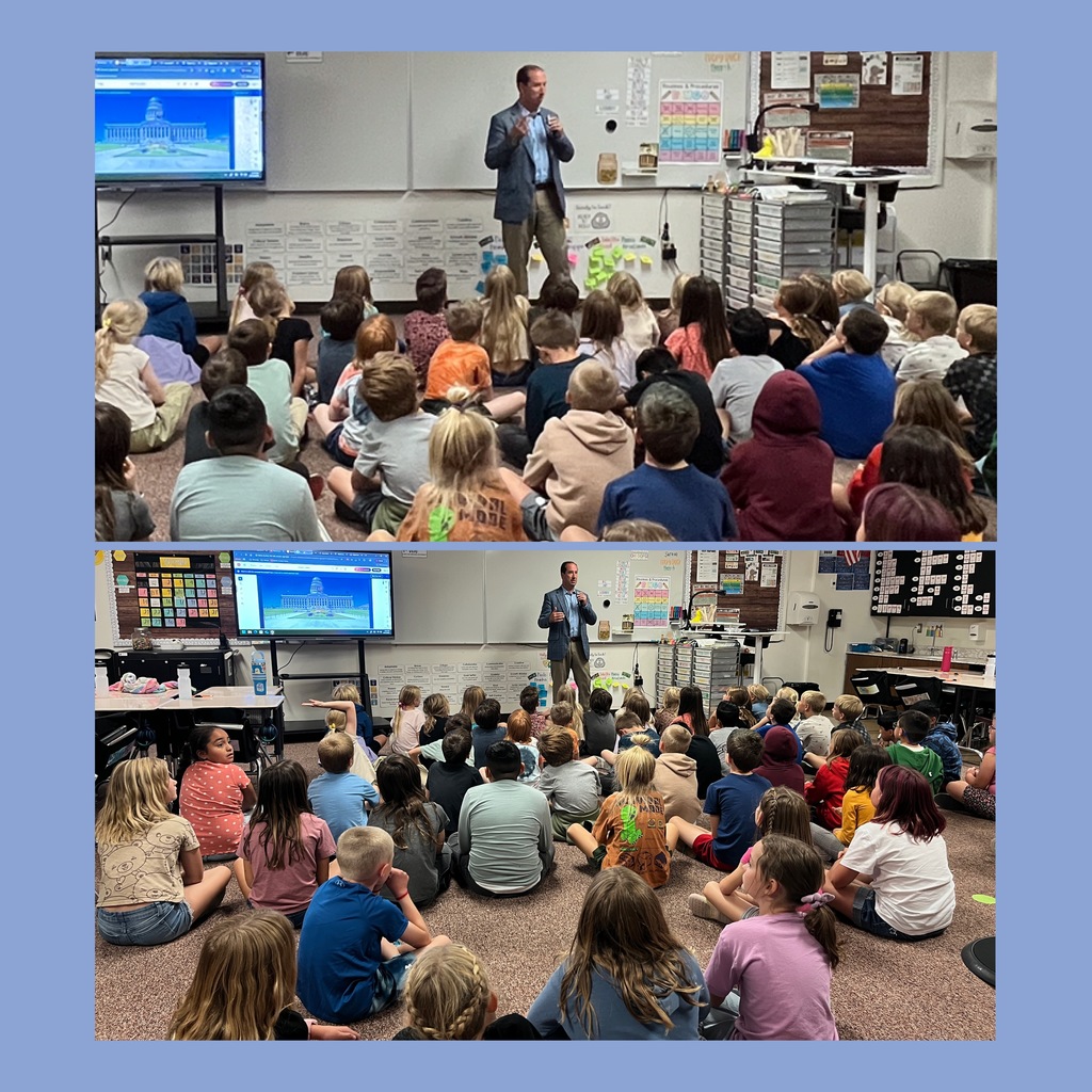 Representative Whyte Visits the 3rd Graders at Cherry Creek