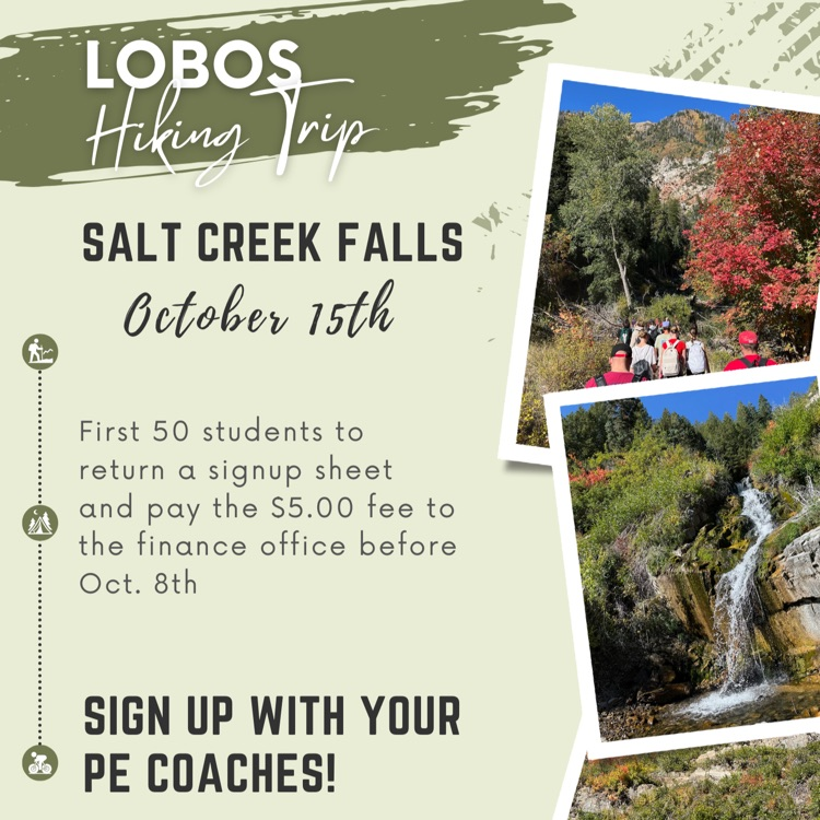 hiking flyer