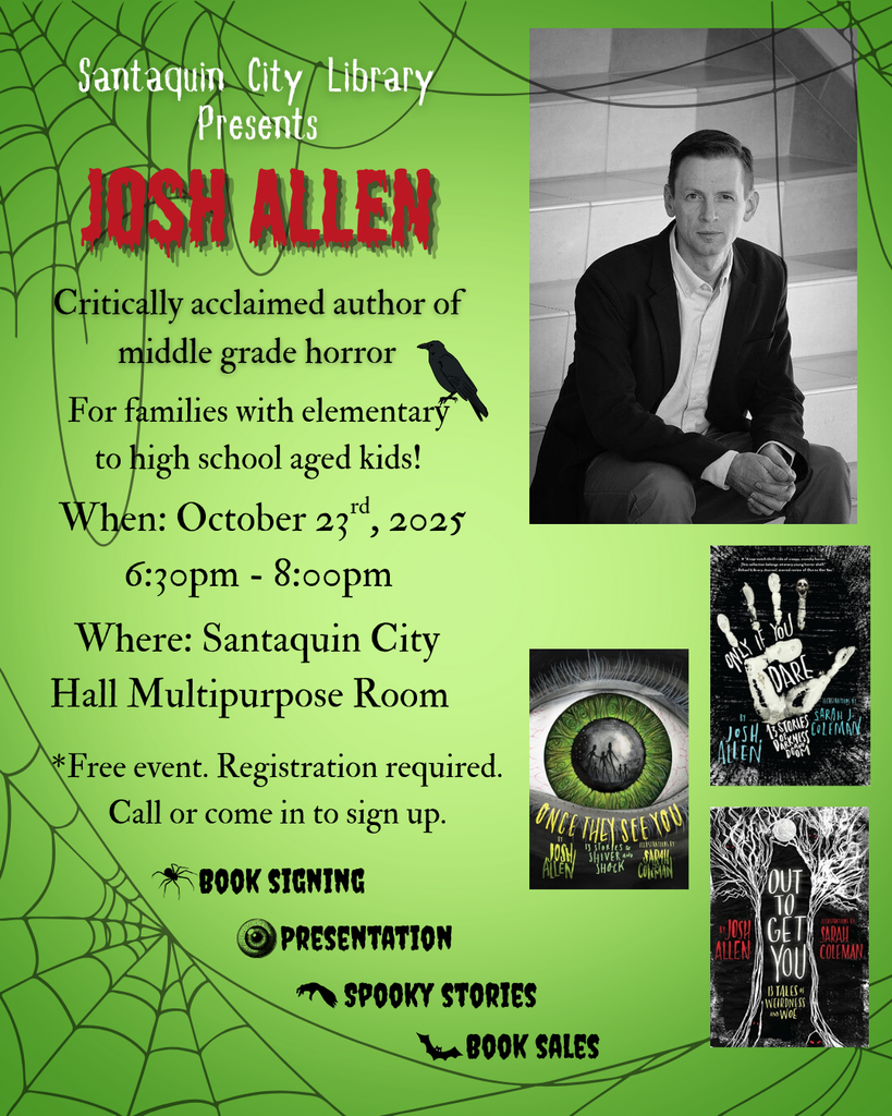 Josh Allen - Santaquin Library Author Event