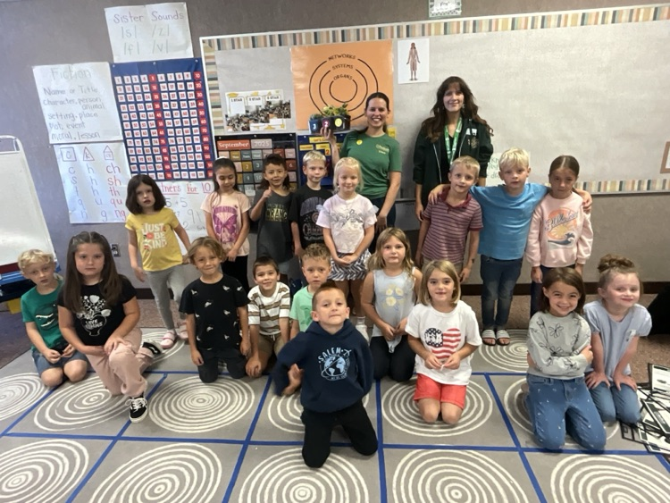 1st grade with Red Butte Garden visitors.