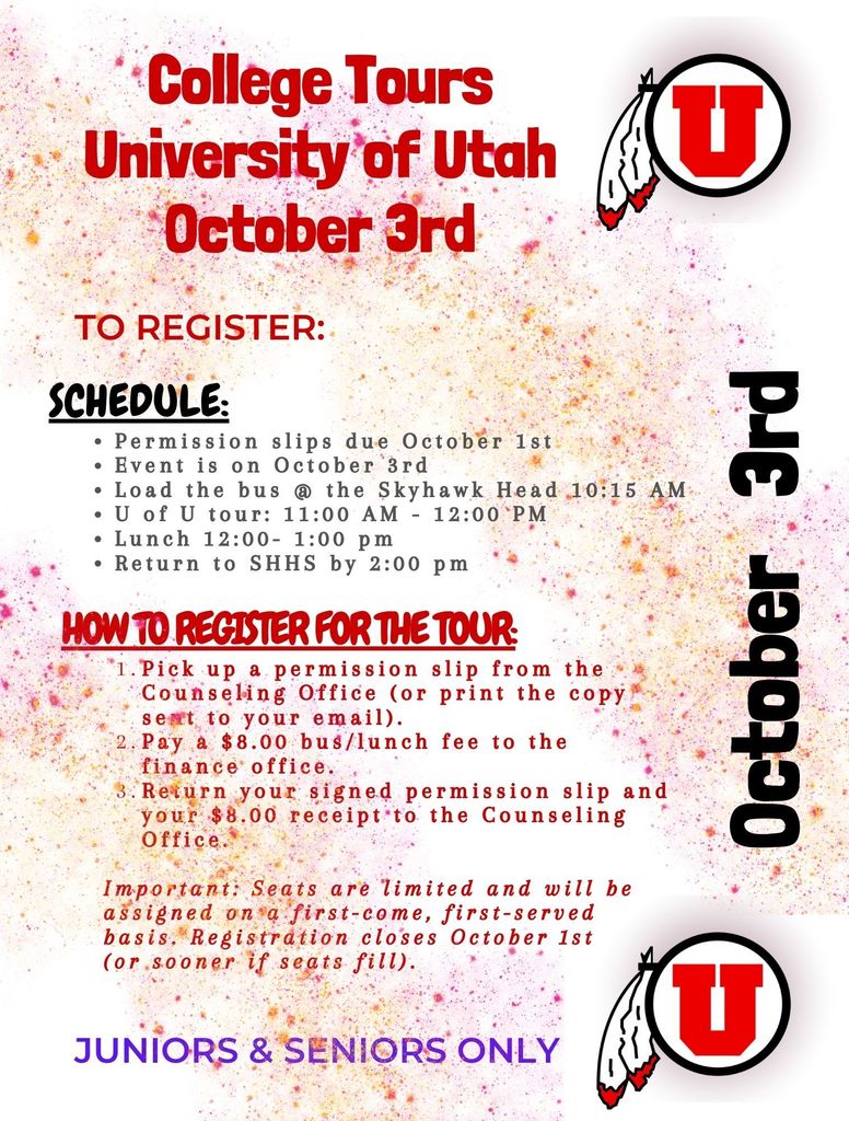 UofU College3 tour: October 3rd 