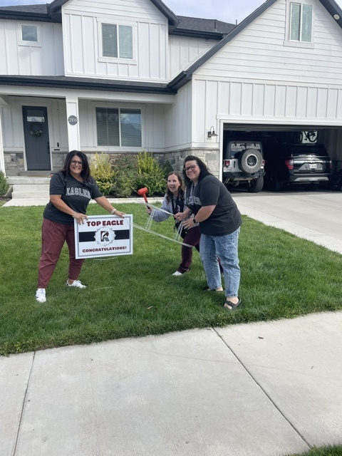 On Friday, we celebrated our amazing Rees Eagles—honoring Leaders of the Pack, Top Eagles, Eagle Strong students, and those earning a party with the principal! Look for a sign in the yard of an Eagle Strong student near you!