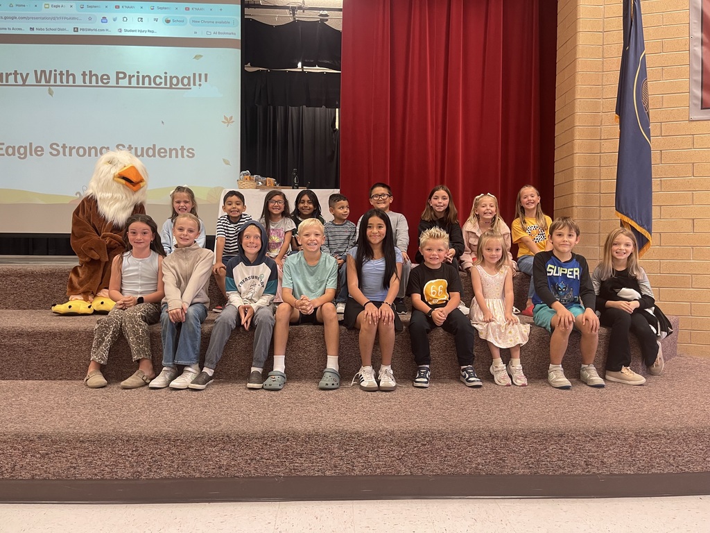 Lucky kids get to party with the principal!