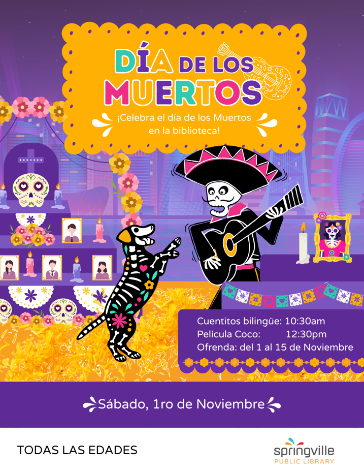 Dia de los Muertos en la biblioteca