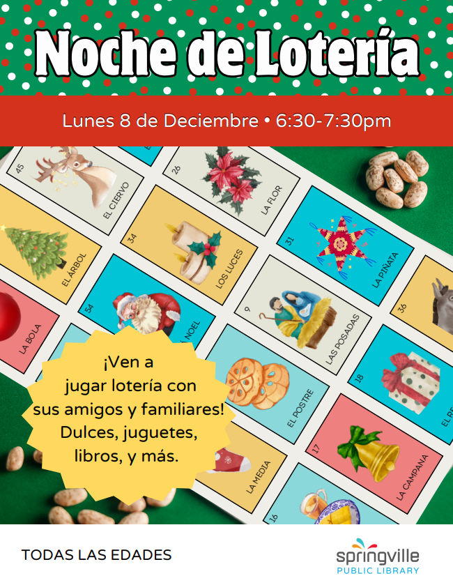 Ven a jugar loteria con sus amigos y familiares!