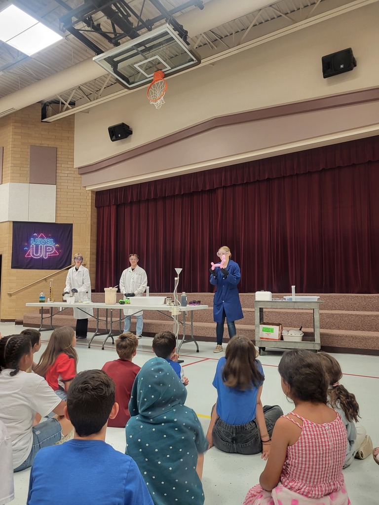 BYU Students teaching Science to fourth grade students 