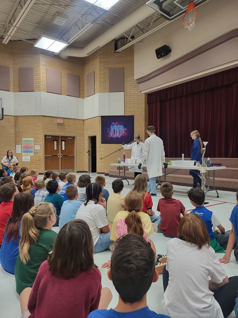 BYU Students teaching Science to fourth grade students 