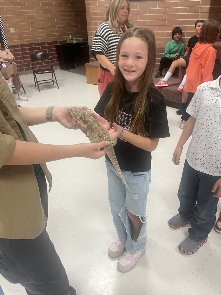 Third grade had Scales and Tails come to celebrate the end of their CKLA animal unit.