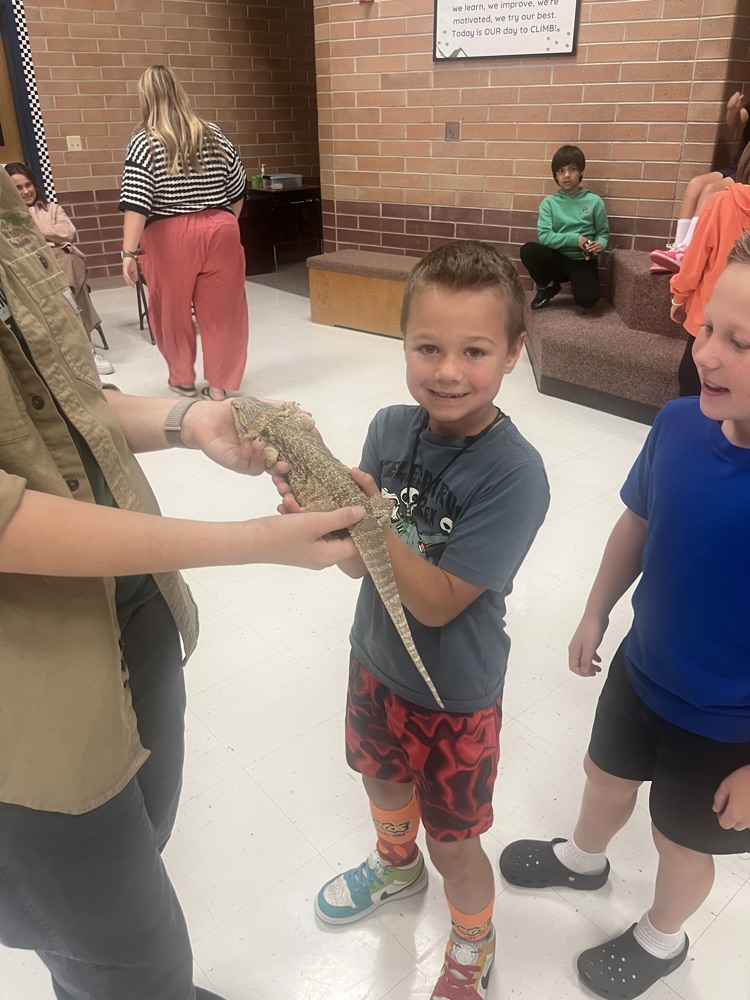 Third grade had Scales and Tails come to celebrate the end of their CKLA animal unit.