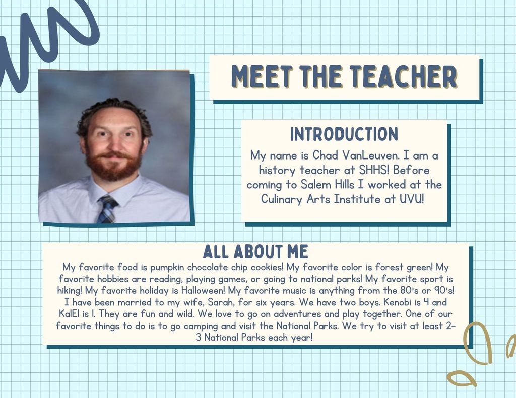 Teacher Spotlight: Chad VanLeuven
