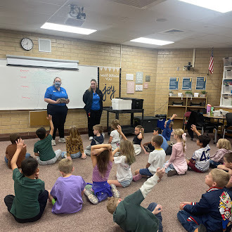 2nd grade students learning about animals