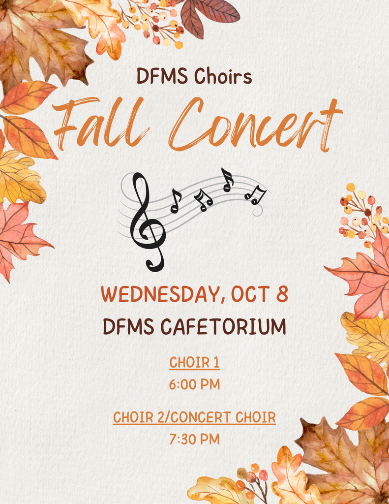 Choir Concert October 8