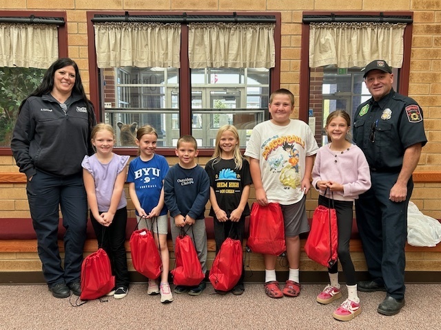 Santaquin Fire Department Coloring Contest Winners