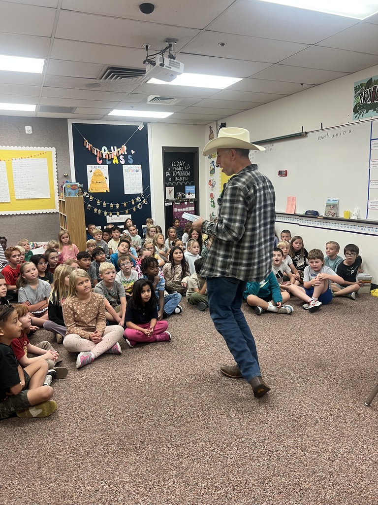 Jonathan Aubrey, Local Author, Visits 2nd Graders