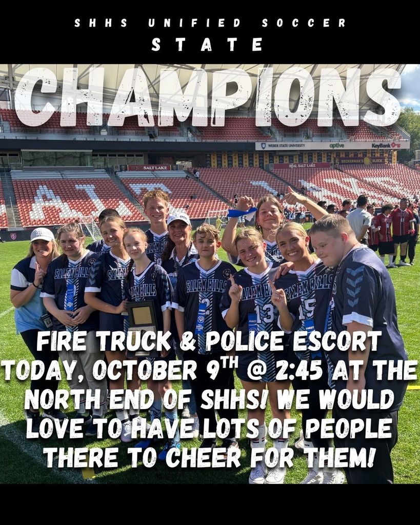 Unified Soccer State Championship flyer
