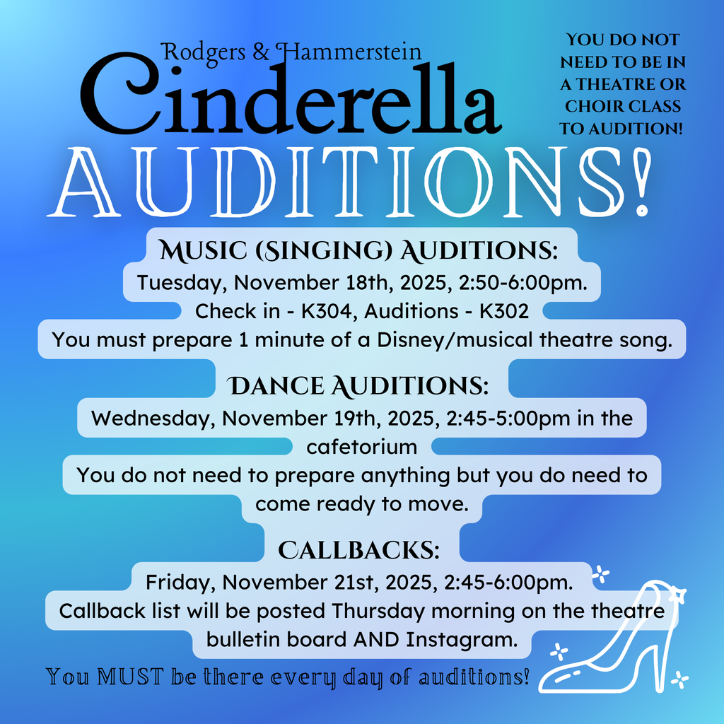 Auditions for the school musical