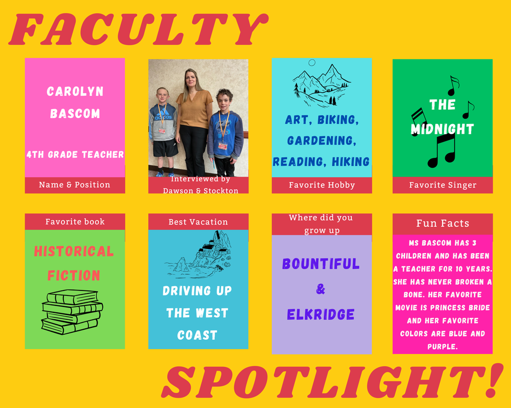 Faculty Spotlight on Ms Bascom