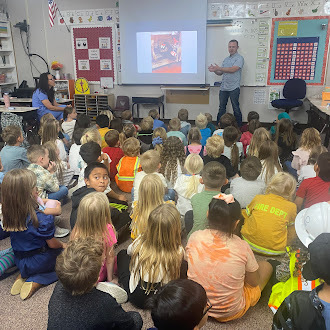 students learning about what a cherry farmer does