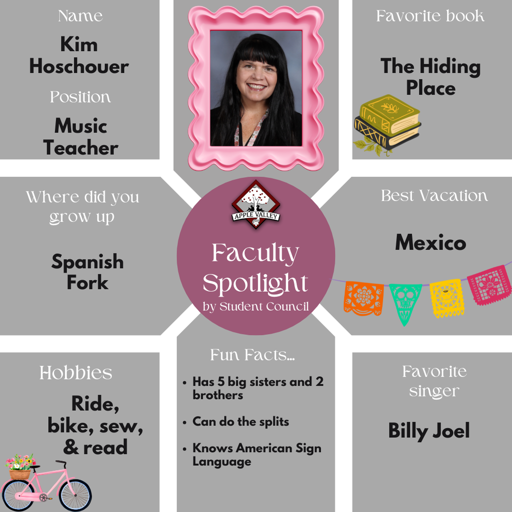 Faculty spotlight on Ms Hoschouer