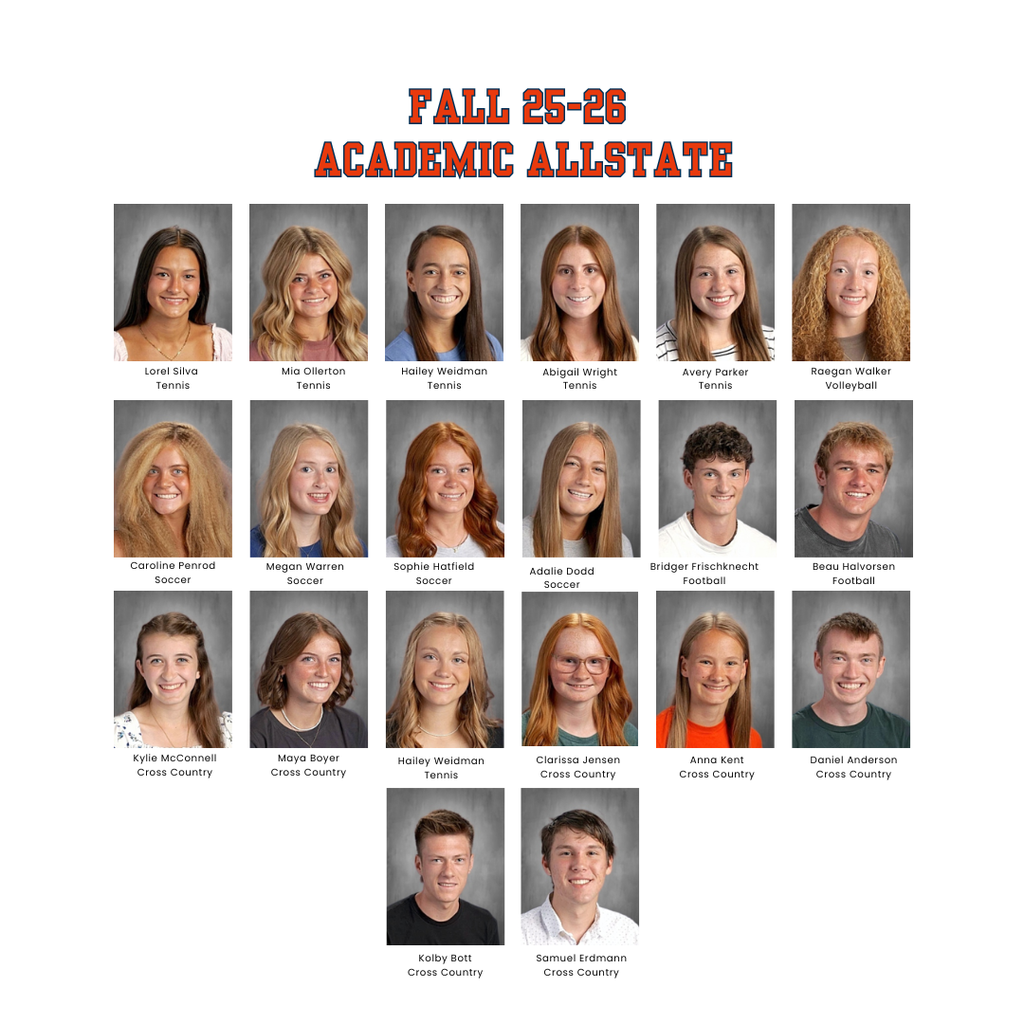 Fall Academic All State