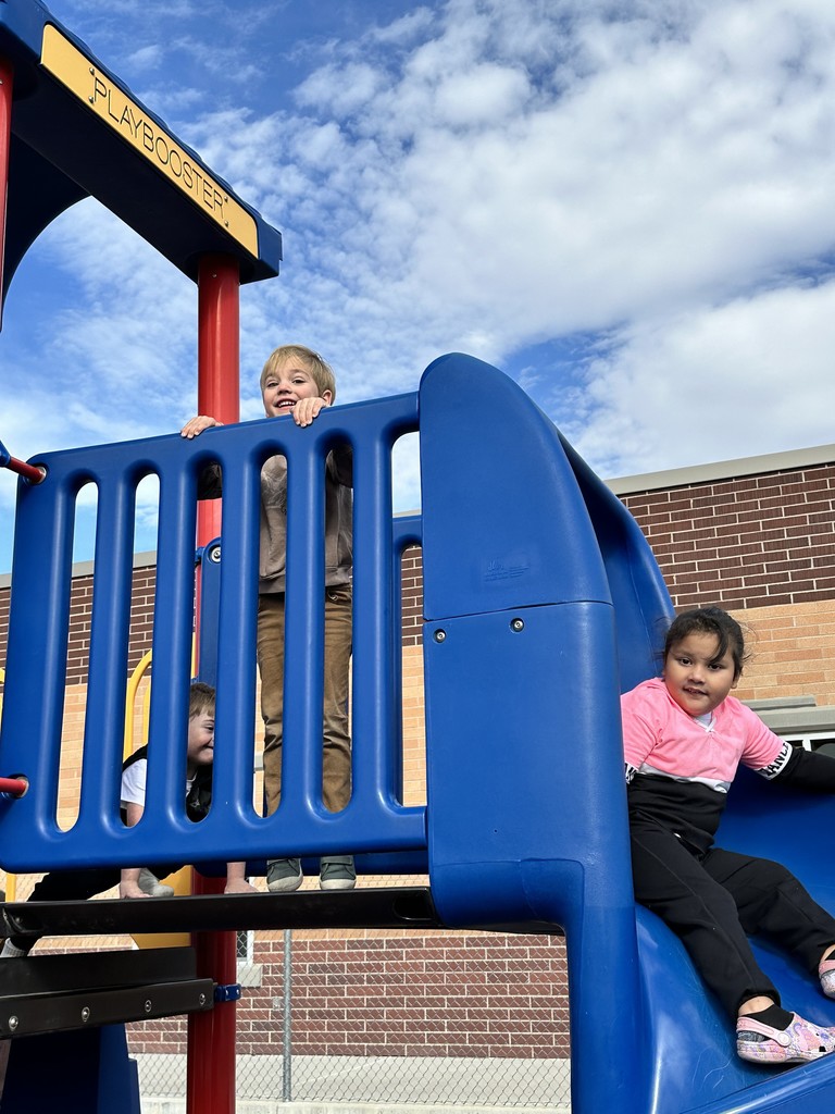preschoolers playing on playground