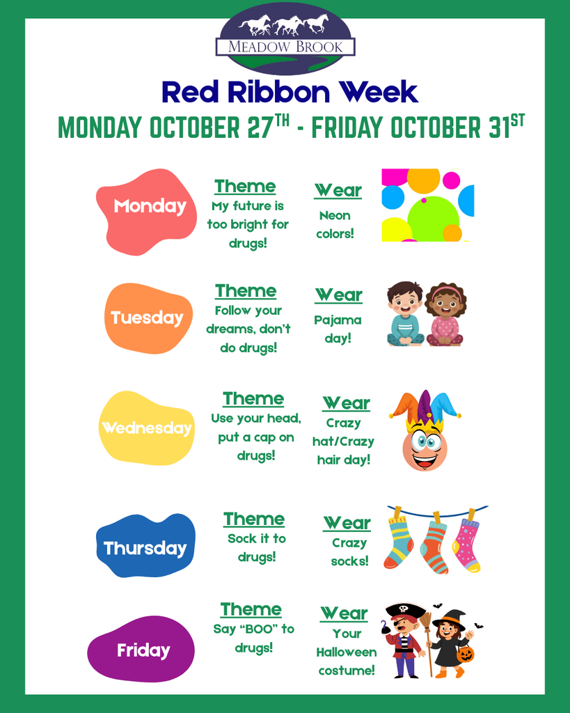 themes and dress up days for Red Ribbon Week