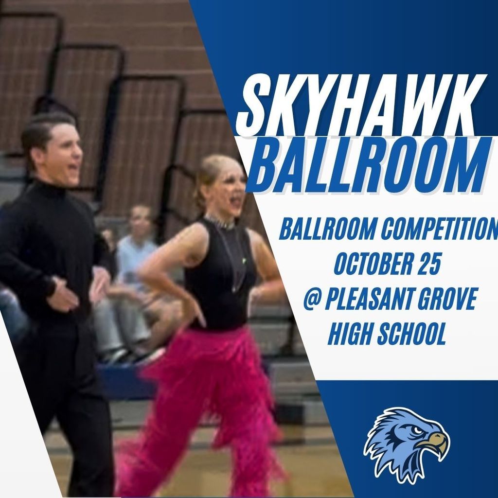 Ballroom Dance Team flyer, Oct. 24th competition @ Pleasant Grove