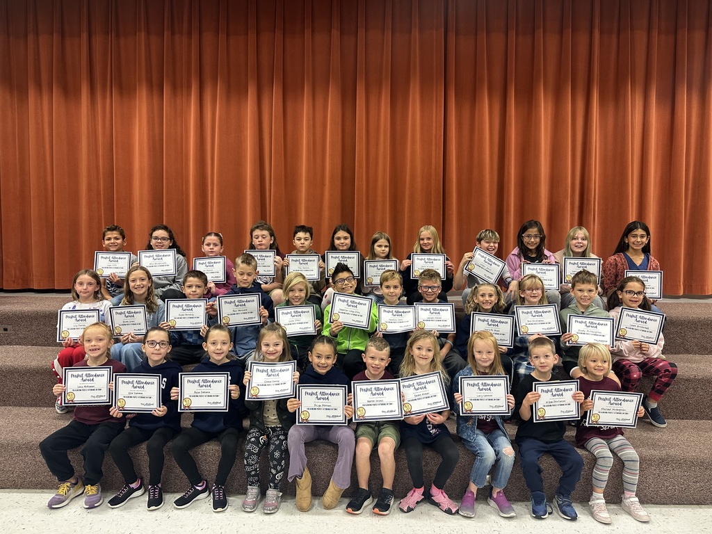 Term 1: Perfect Attendance Recognition