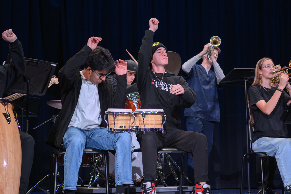Jazz Band at the Heritage assembly